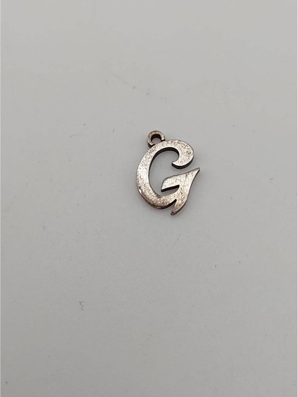 James Avery Initial G Charm Sterling Script Letter 925